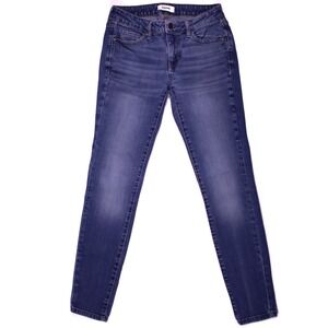 Sonoma Jeans Womens Sz 6 Blue‎ Preppy Low-Rise Slim Stretch Denim, Fits 28x29.25